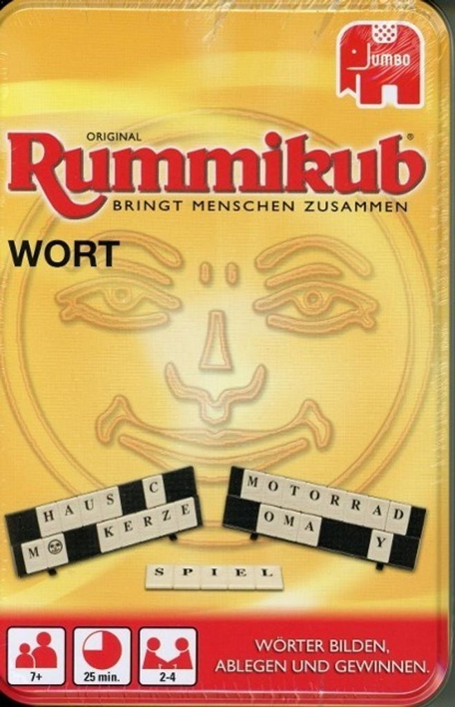 Original Rummikub WORT Kompakt in Metalldose Produktbild 