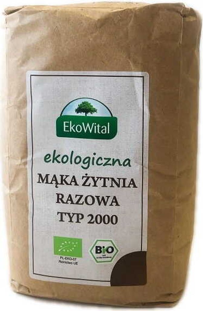 Roggenvollkornmehl Typ 2000 1 kg EkoWital
