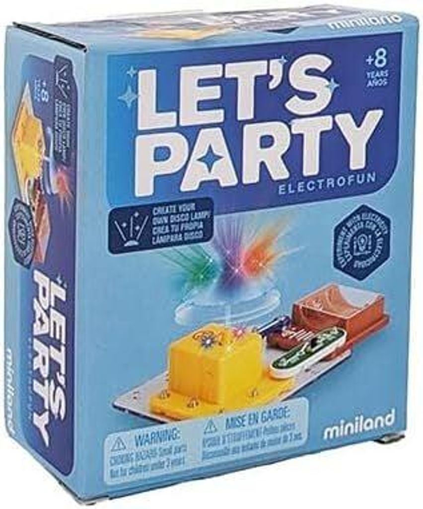 Miniland Electrofun DIY Interaktive Spiel, Bildungsset - Zeit zum Spielen (El. Schaltungen)