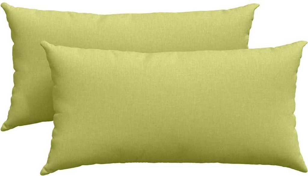 vidaXL Sofakissen 2 Stück Hellgrün 80 x 40 cm Stoff