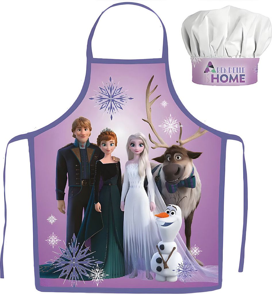 Grembiule da cuoco Disney per bambine con cappello - Immagine del prodotto 