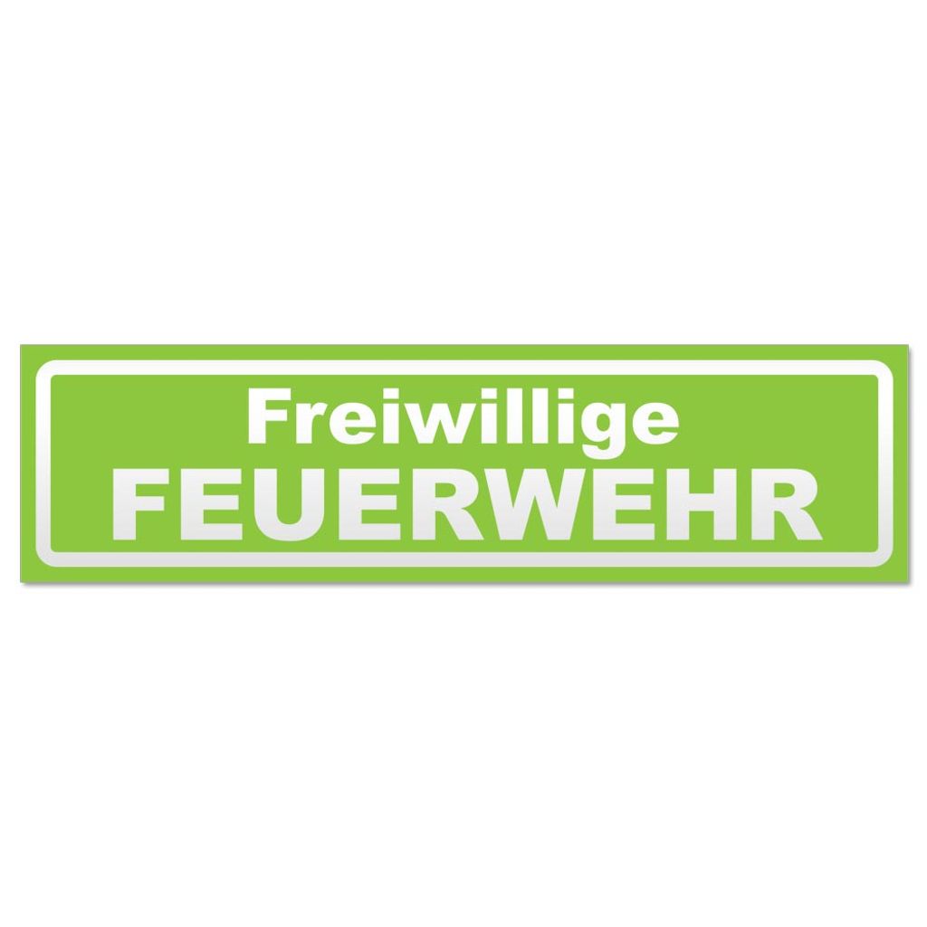 Freiwillige Feuerwehr invertiert Magnetschild Schild magnetisch