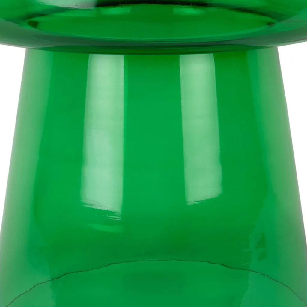 Table basse Simpleza Leitmotiv Vert métal - Design compact 41cm