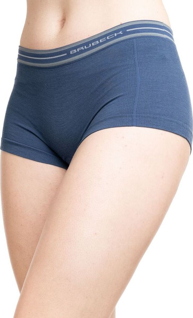 Sportliche Damen-Boxershorts Brubeck Active Wool XL - blau