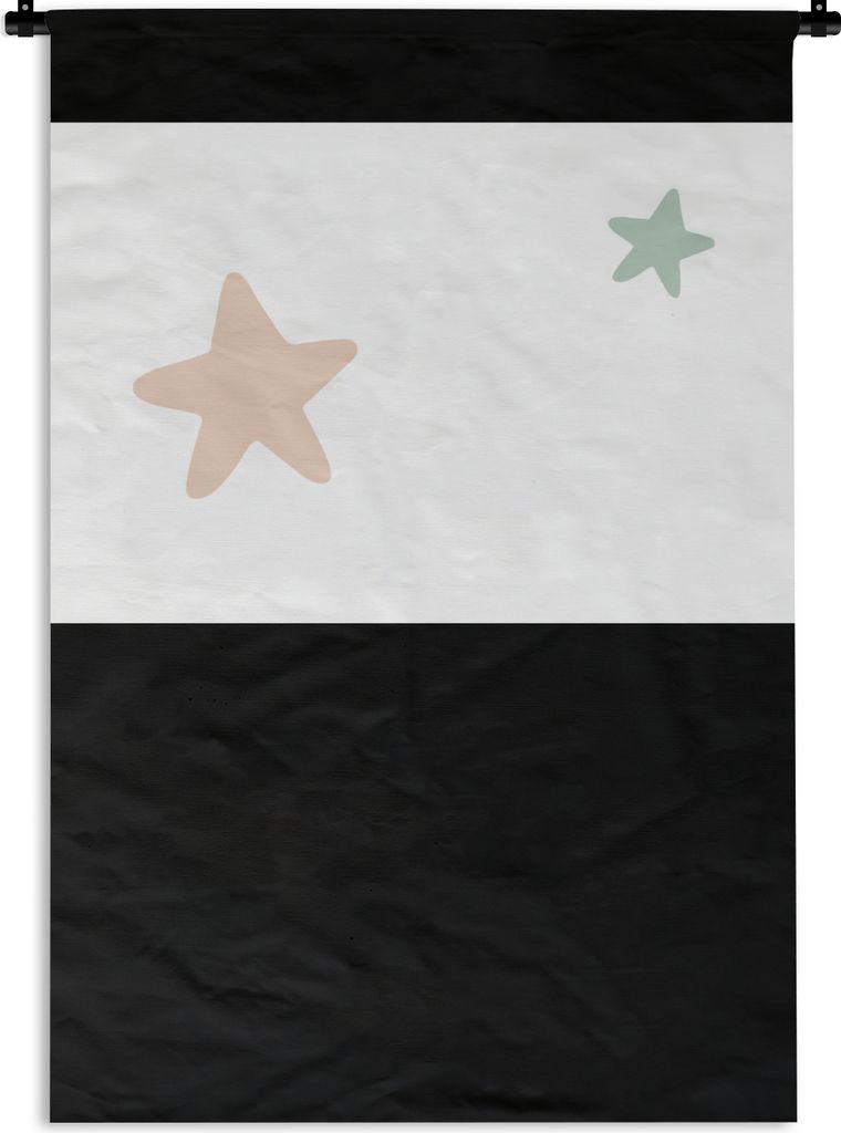 MuchoWow Wandteppich Wandbehang Sterne - Pastell - Mädchen - Jungen - Kinder 150x100 cm Tapisserie Dekoration Wandtuch - Waschbar - Tapisserien ...