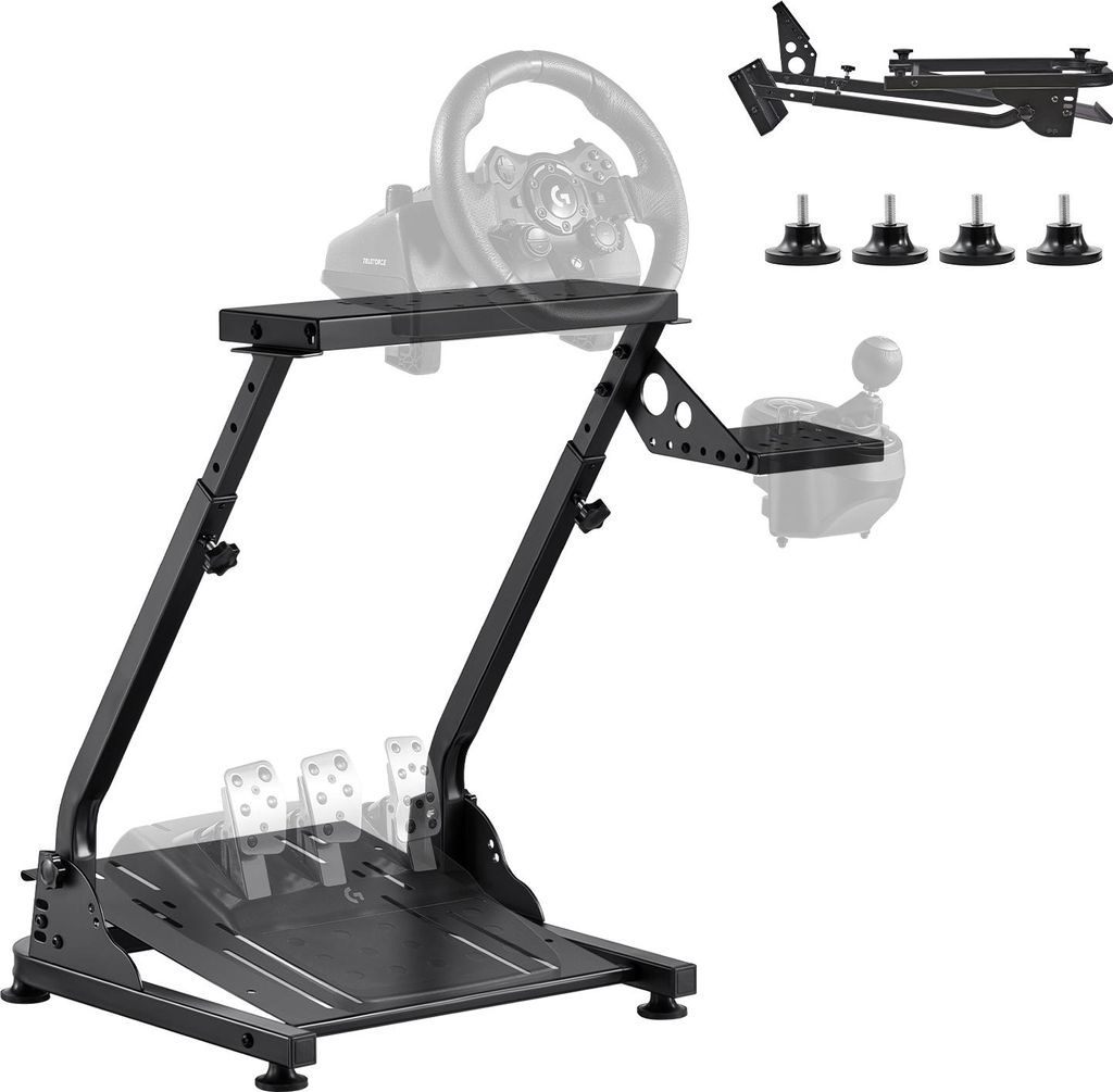 SucceBuy Racing Wheel Stand G29 G27 G920 G923 Lenkradständer für T300RS T300GT T248 TS-PC und TSXW Gaming Cockpit Pedalsimulator nicht Enthalten