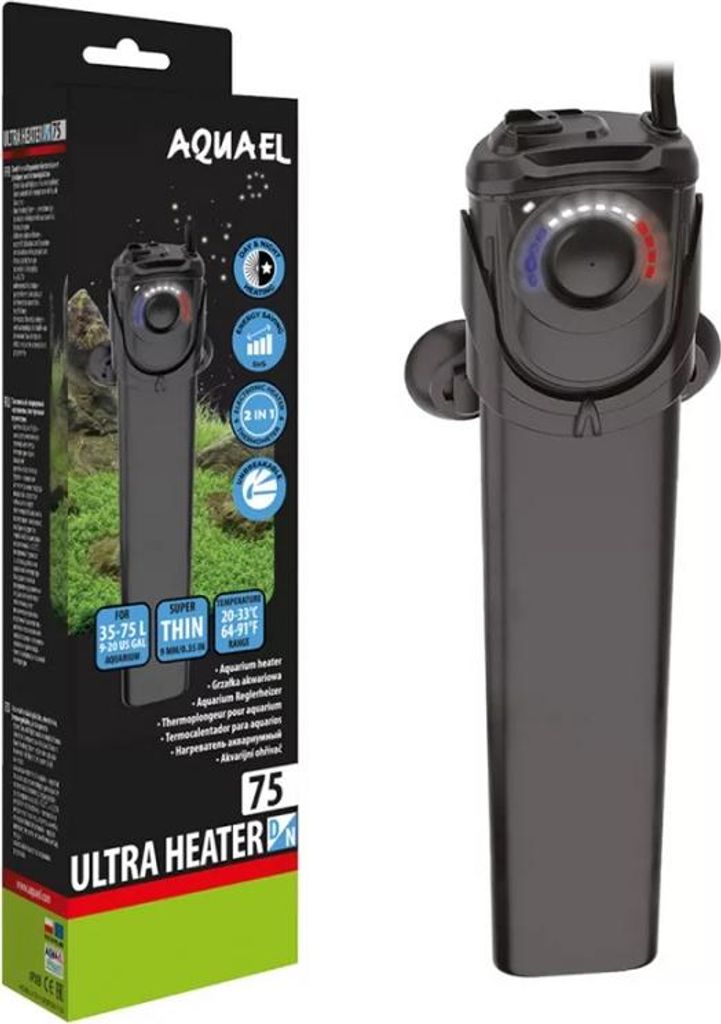 Aquael Ultra Heater D&N 75W - Aquariumheizer