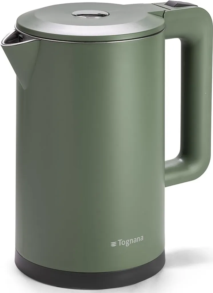 Bouilloire électrique rapide Tognana 1,7 L 2200W Vert fini l'attente