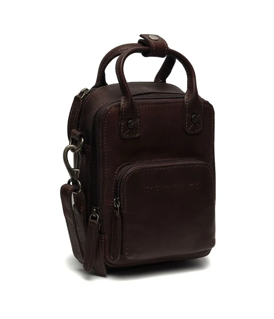 Recensione Borsa Monera Chesterfield: Organizzazione e Vera Pelle Marrone