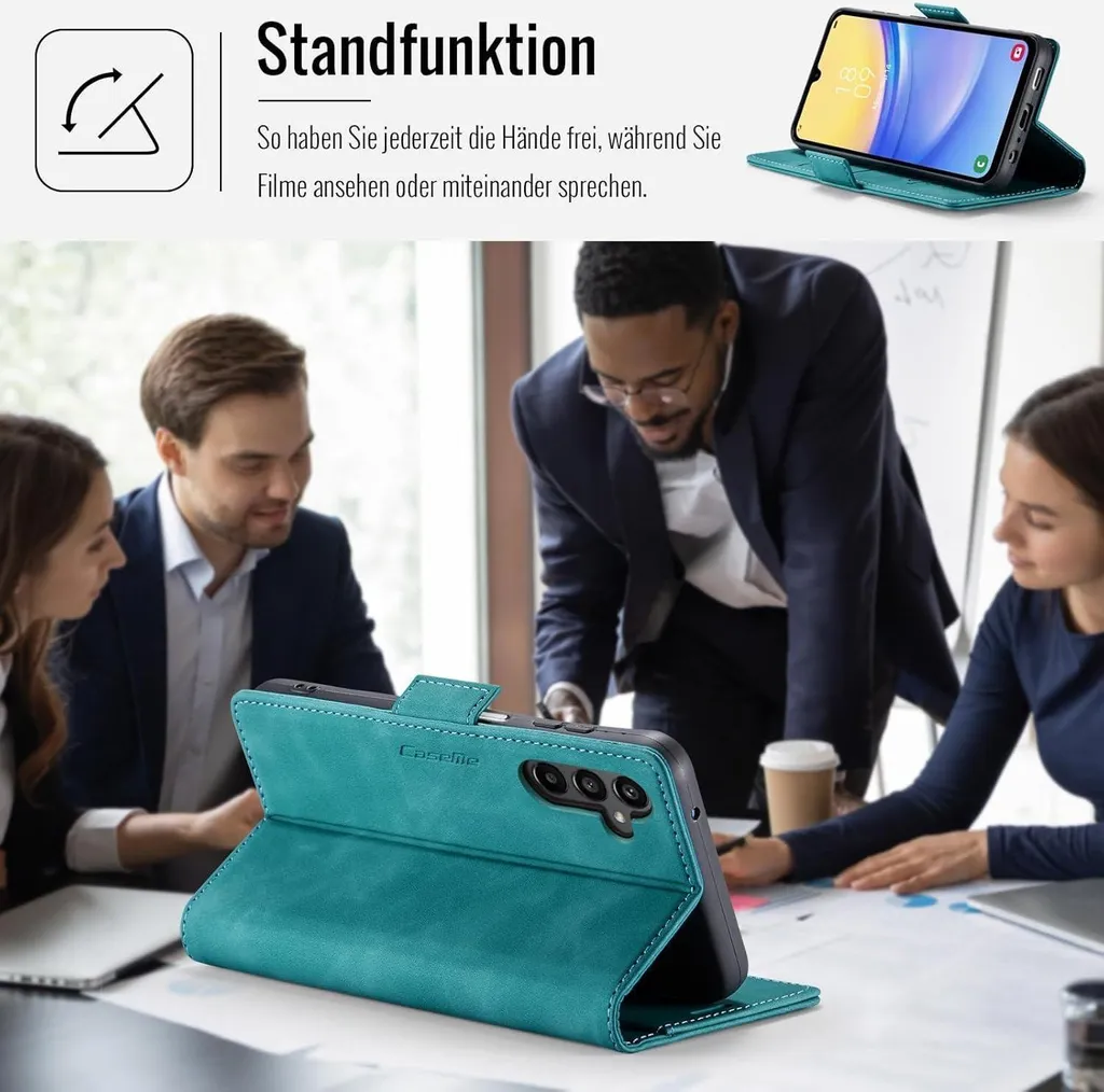 Protection Intégrale Samsung Galaxy A15 Vert pour Voyages et Usage Pro