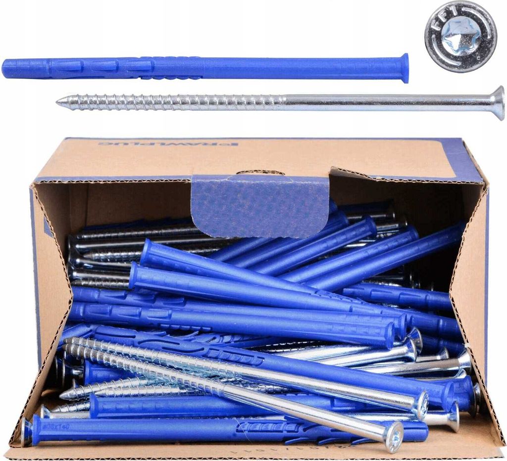 Rawlplug 10X80Mm Rámová Hmoždinka S Nálevkou, Šroub 7X87Mm Obrázek produktu 