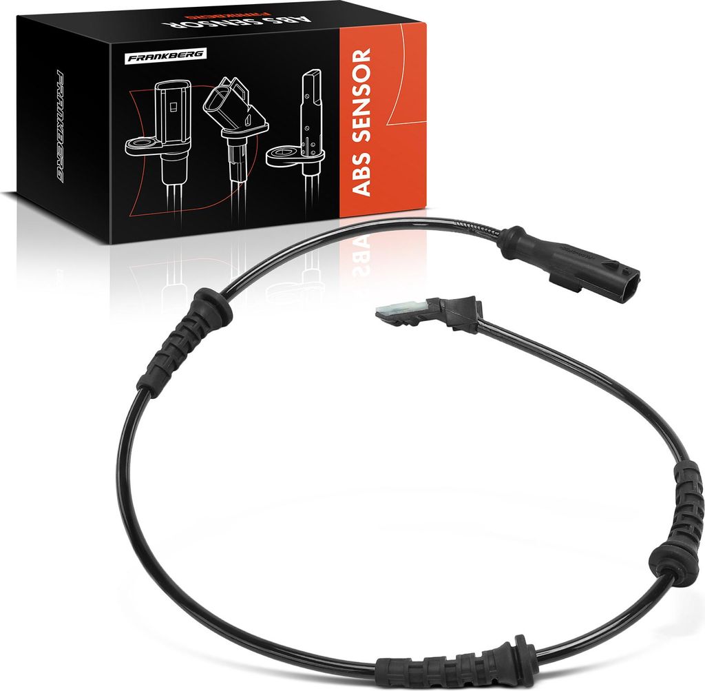 Frankberg 1x ABS Sensor Vorderachse beidseitig für Dacia Logan Express MCV Pick-up Sandero Renault Clio III Grandtour