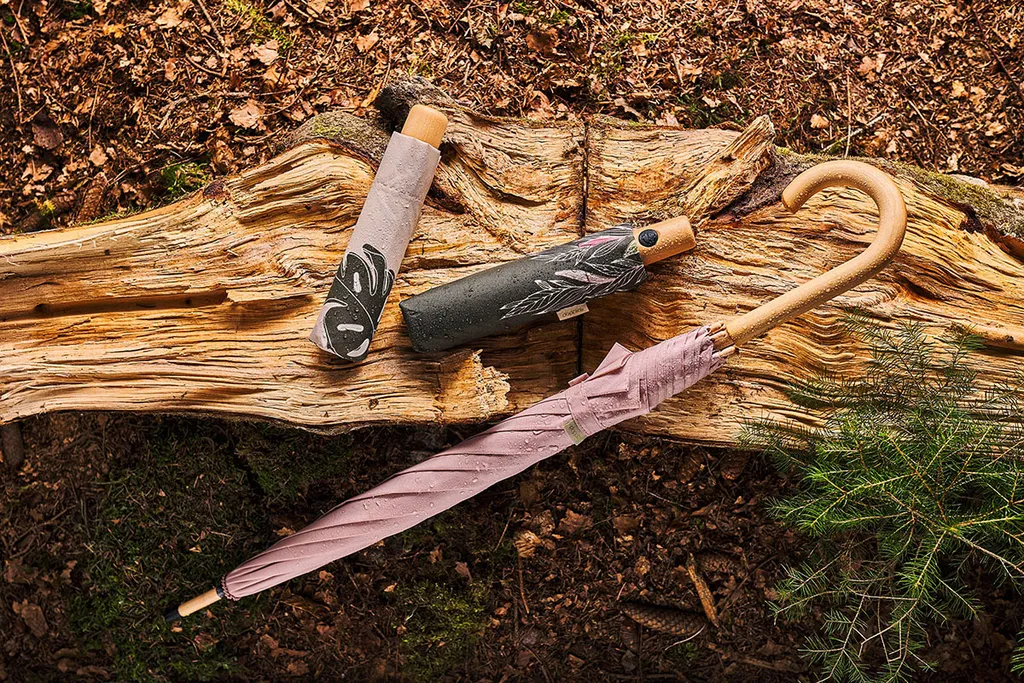 Ombrello Ecologico Doppler Nature Long Slate Grey | 100% PET Riciclato - 9