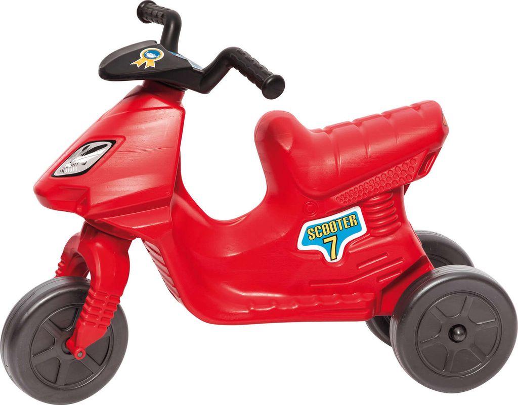 Dreirad Trike Laufrad Lauflernrad Motorroller Scooter 7 rot Kinder Fahrzeug