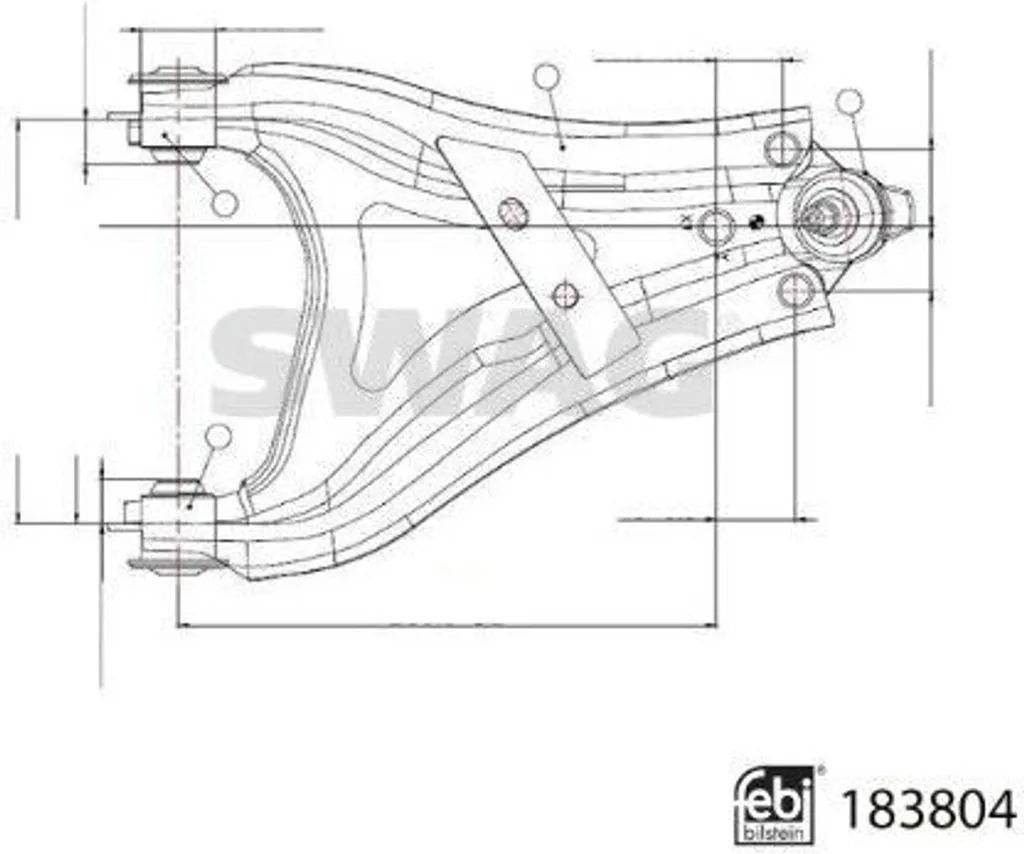 Bras de suspension SWAG 33 10 9220 avant droit pour RENAULT Captur J5 H5