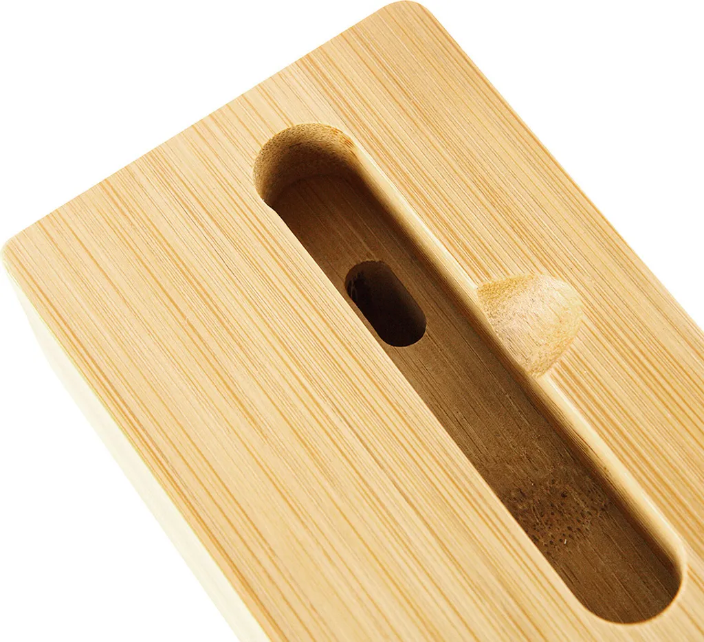 Supporto Smartphone Bambù: Amplificatore Audio Fisico 100% Passivo
