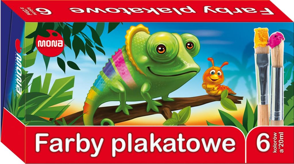 Plakatmalfarben 6 Farben 20 ml
