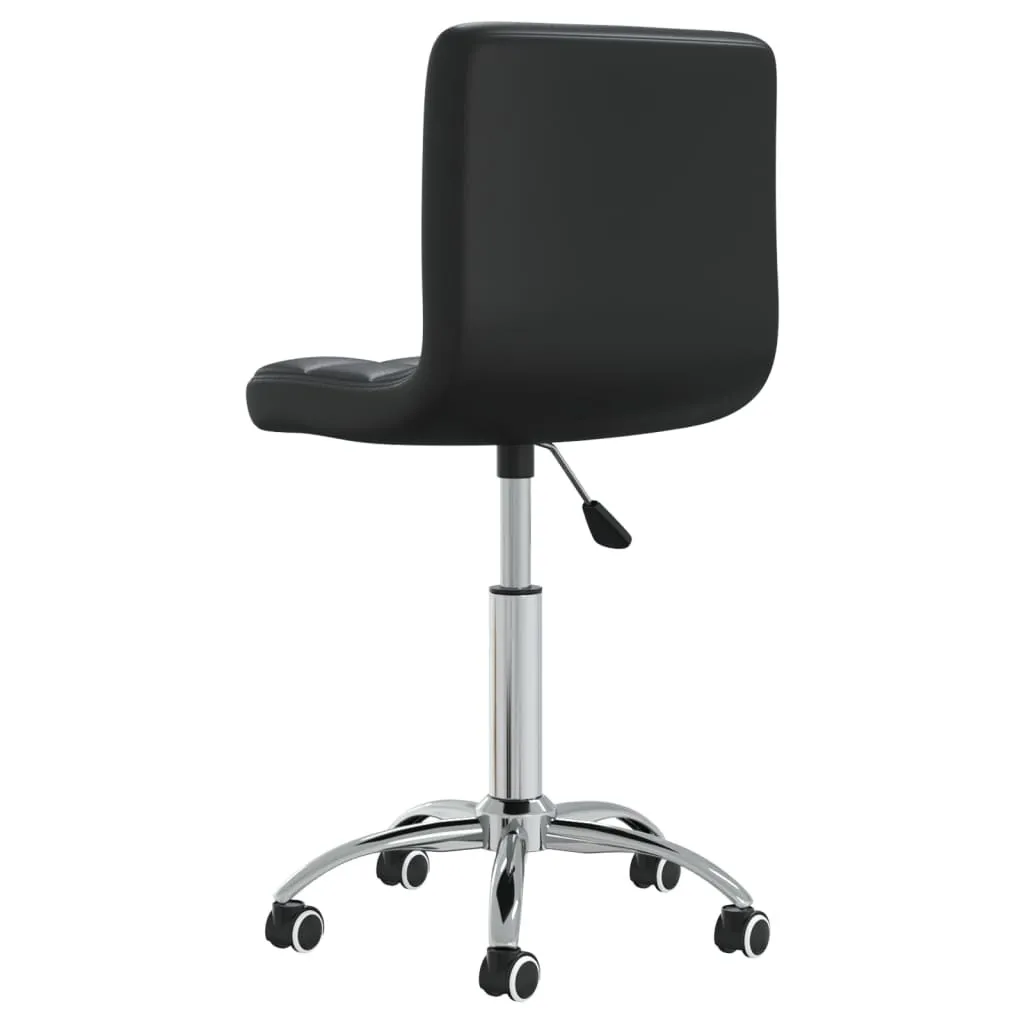 vidaXL Sedia Nera Girevole in PU: Design Ergonomico per la Casa