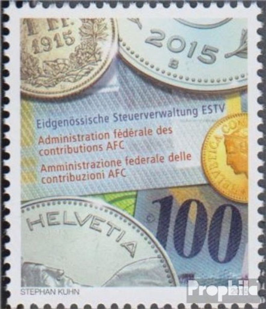 Briefmarken Schweiz 2015 Mi 2386 (kompl.Ausg.) postfrisch Steuerverwaltung