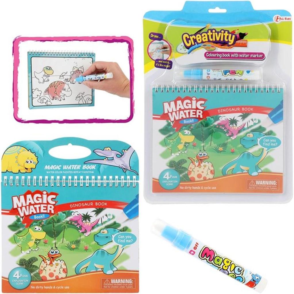 Maľovanie vodou Dinosaury Teddies Obrázok produktu 