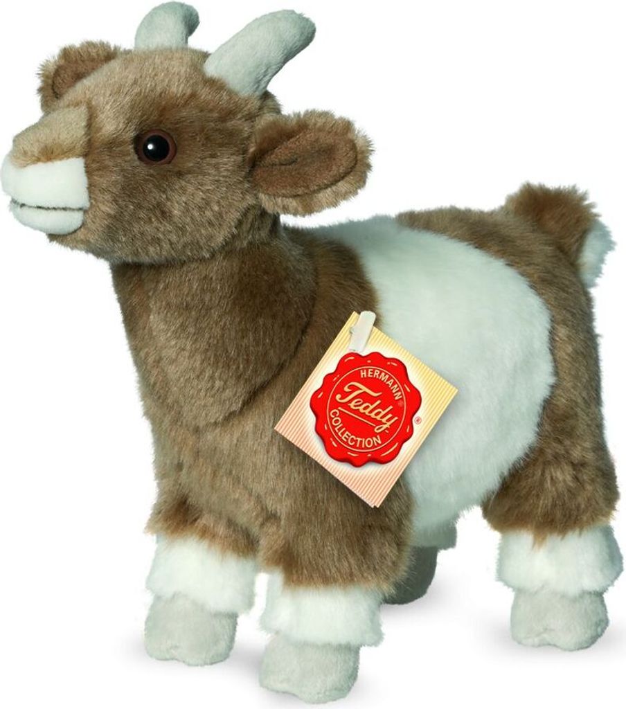 Teddy-Hermann - Chèvre brune/blanche, 22 cm Image du produit 