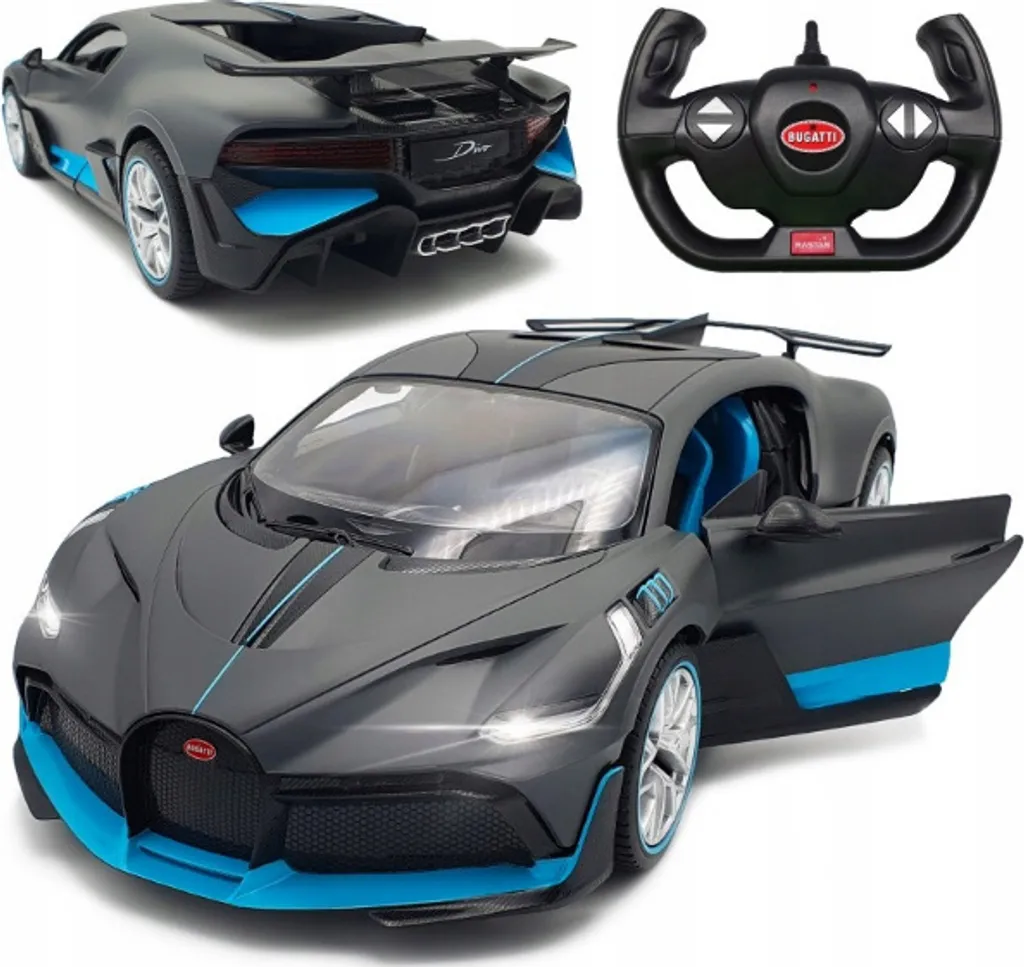 Voiture RC Bugatti Divo robuste et facile à piloter pour petits enfants
