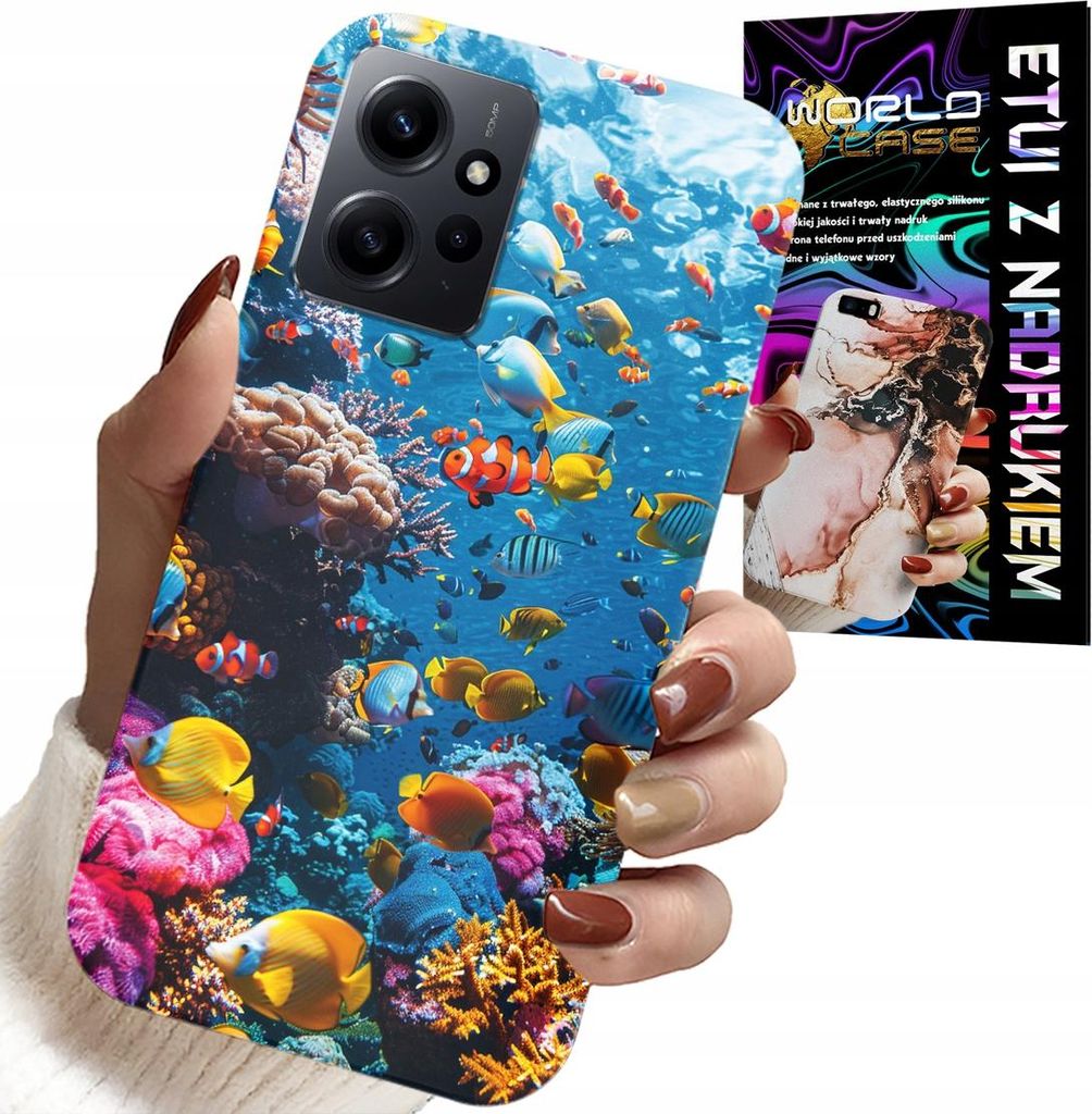 Fall Für Xiaomi Note 12 4G - Riff Bunte Fische Unterwasser-Fischwelt