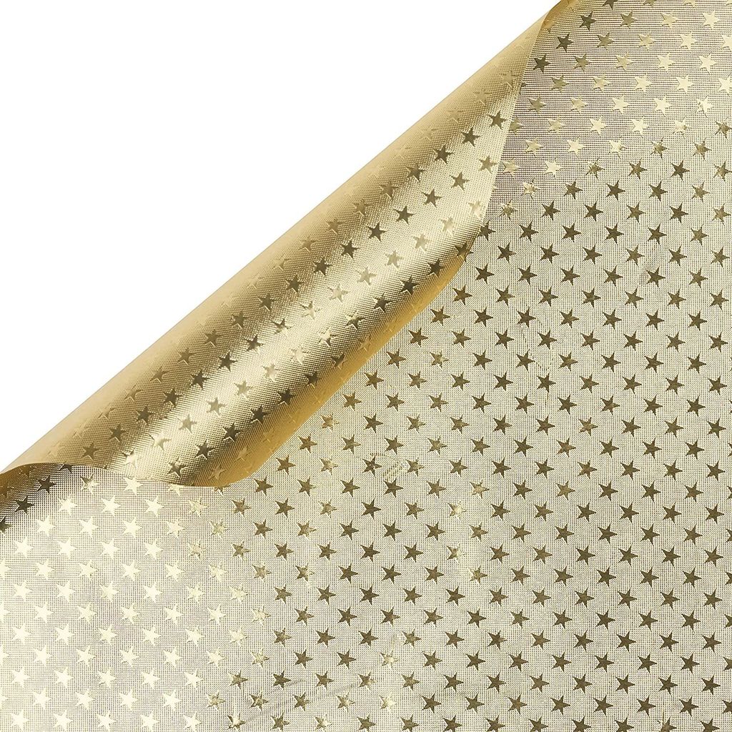 folia Alu-Bastelfolie "Sternchen" 500 x 780 mm gold