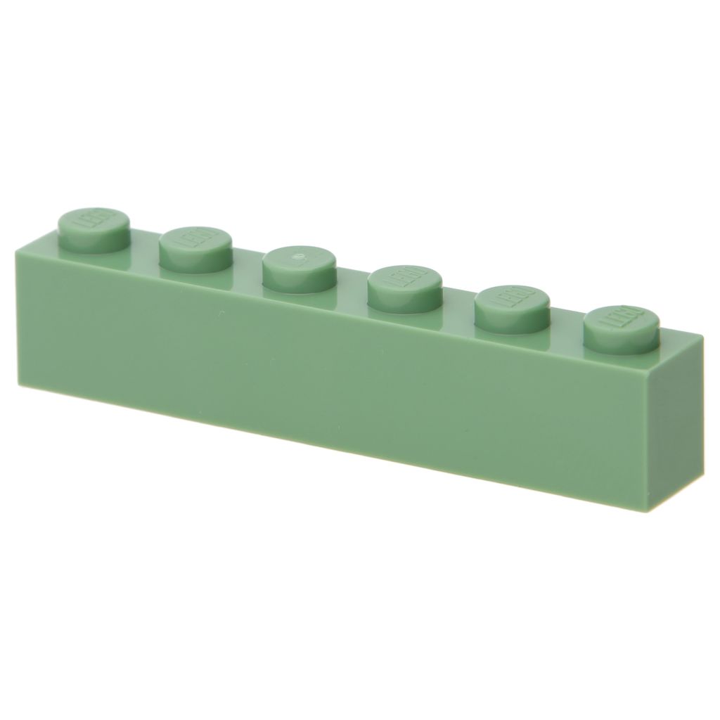 100 kamieni 1x6, piaskowo-zielony Zdjęcie produktu 