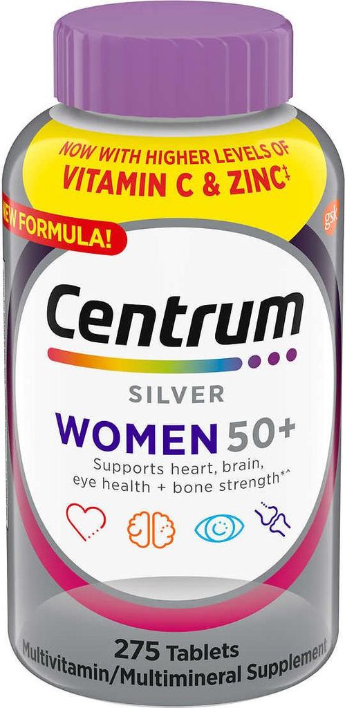 Centrum Silver Frauen 50+ Multivitamin 275 Tabletten Produktbild 