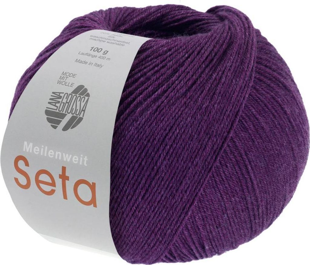 Lana Grossa MEILENWEIT 100 g SETA 4-fach Sockenwolle mit Produktbild 