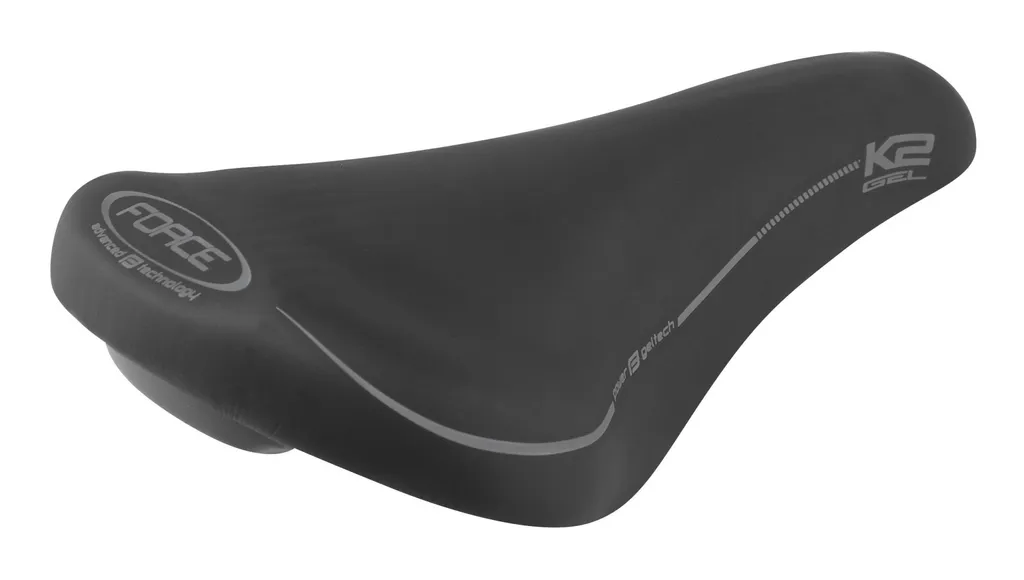 Selle FORCE K2 GEL Idéale pour Sorties Longues et Cyclotourisme Noir