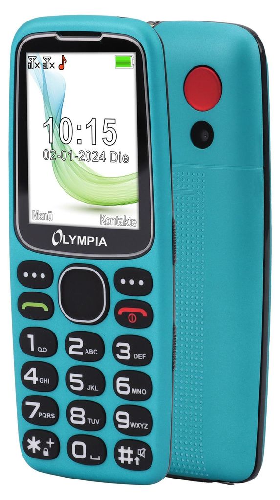 Olympia 2245 Olympia Mobiltelefon STAR türkis Immagine del prodotto 