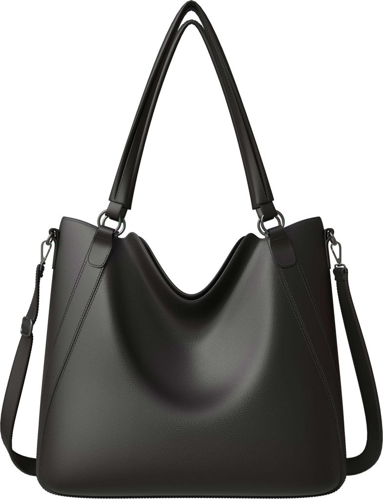Damen Vegane Shopper Tasche Hobo Bag Umhänge Tasche  30672 Produktbild 