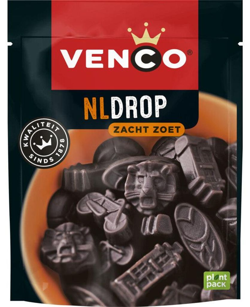 Venco Réglisse Gouttes 235g – Bonbons à la réglisse Image du produit 