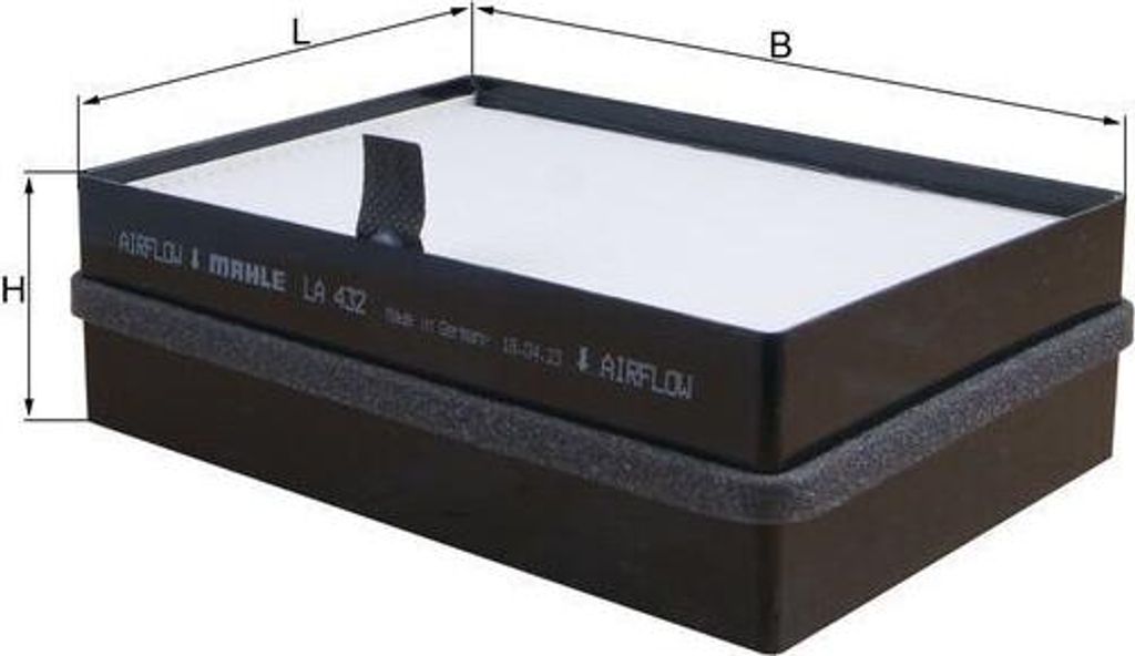 MAHLE Innenraumfilter LA 432 Pollenfilter für SCANIA 3 - series
