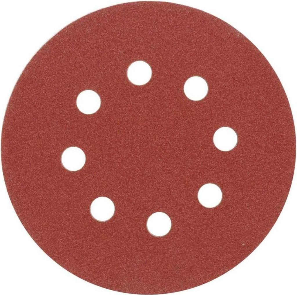 Schleifscheiben 125mm, p60, mit 8 Löchern, Set à 5 Stück Produktbild 