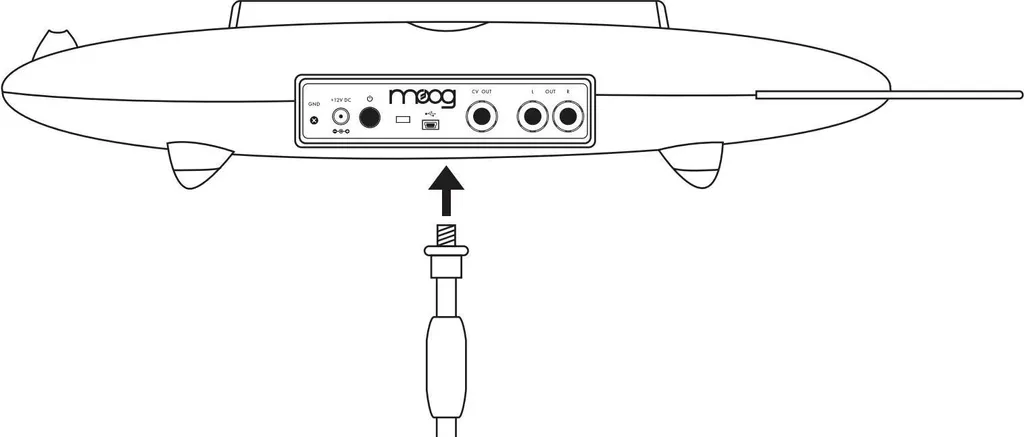 Moog Theremini Synthétiseur Theremin Moderne avec Assistant d'Accordage - 3