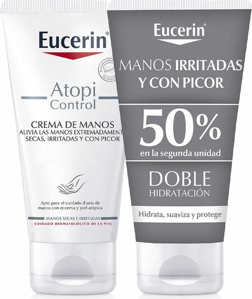 Eucerin atopicontrol crema mans 2x75ml Image du produit 