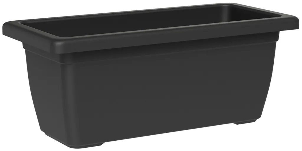 Bac à plantes Tikal anthracite 1000 mm Tera - Jardinière robuste XXL