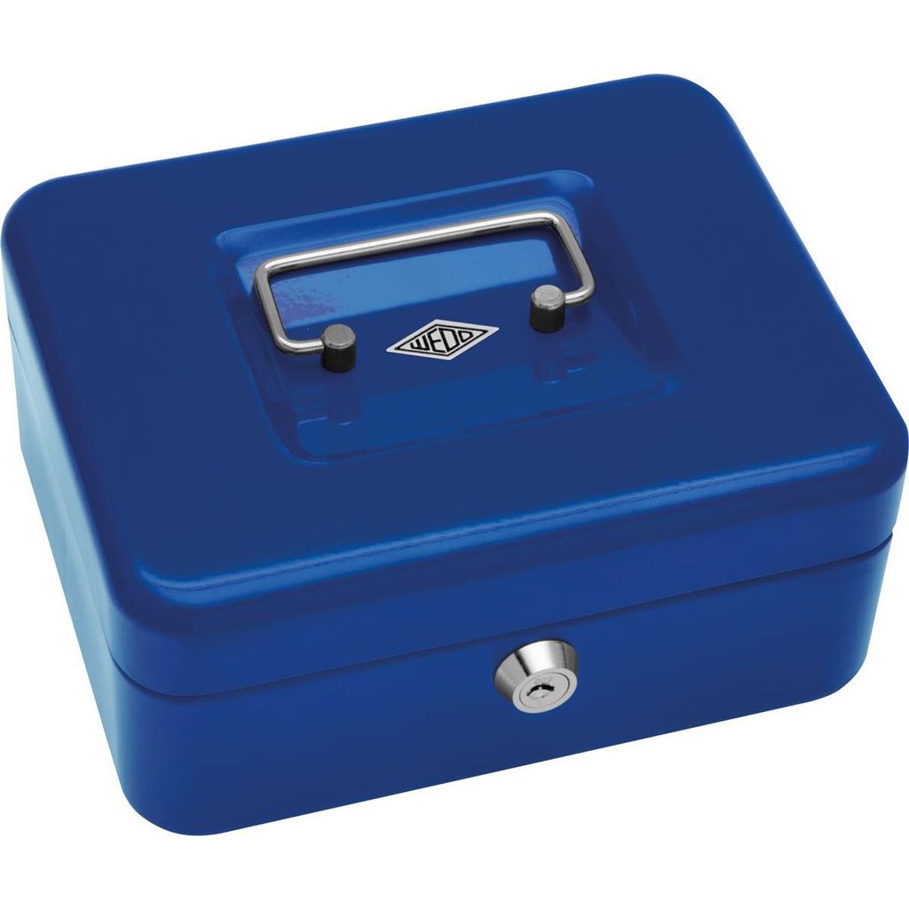 Wedo Cash box size 2, Blau, 5,08 cm (2"), 200 x 160 x 90 mm