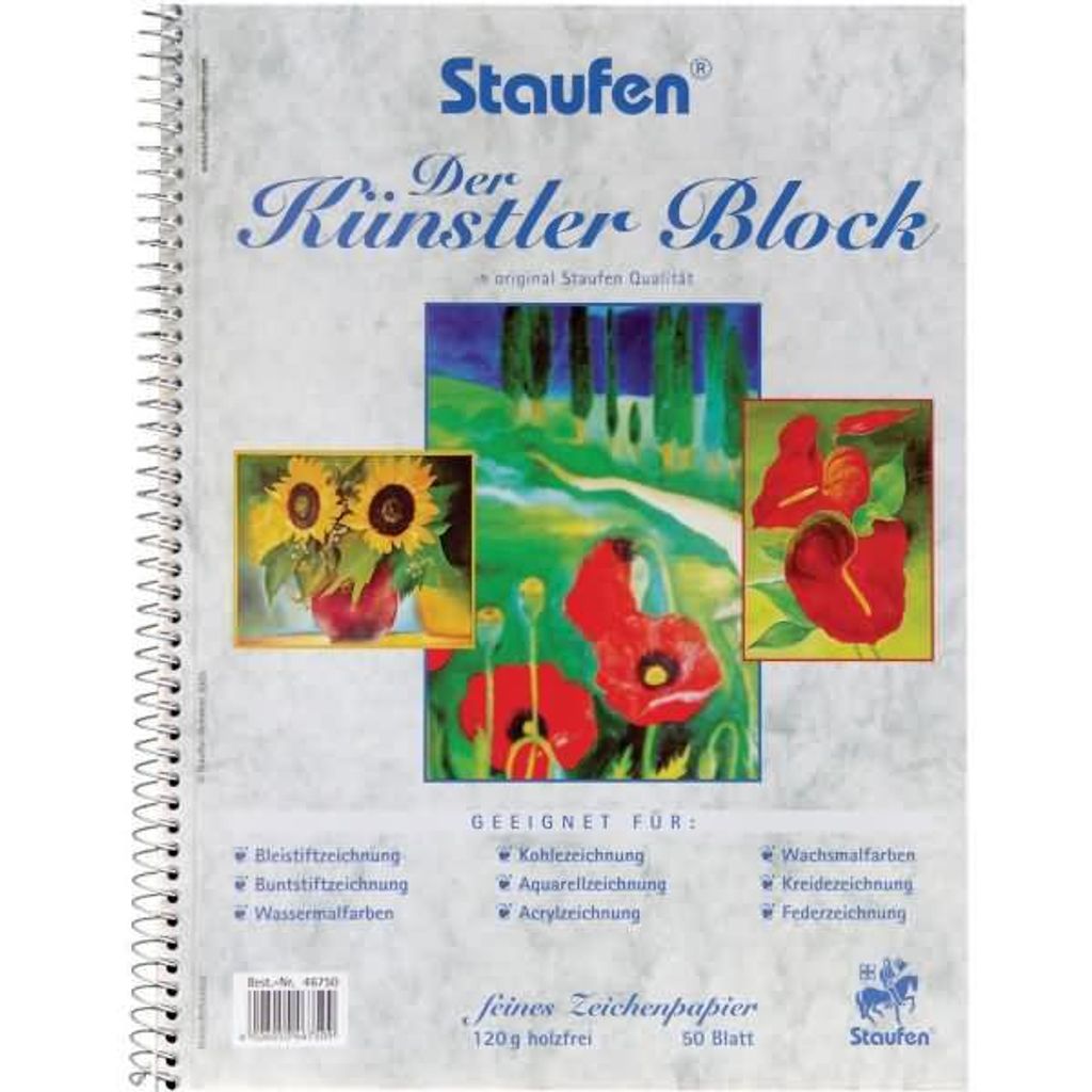 Staufen® Malblock Künstler DIN A4 Produktbild 