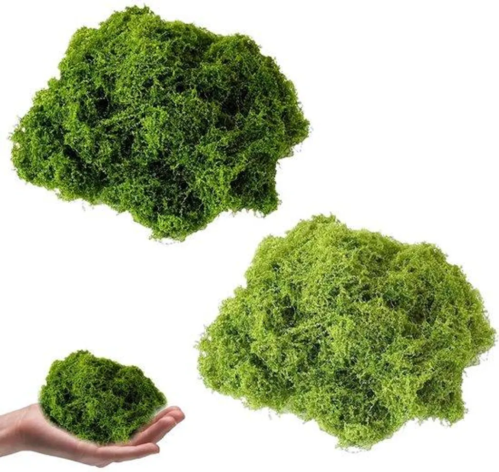 Mousse pour Loisirs Créatifs 100g - Décoration Synthétique Jardin Vert