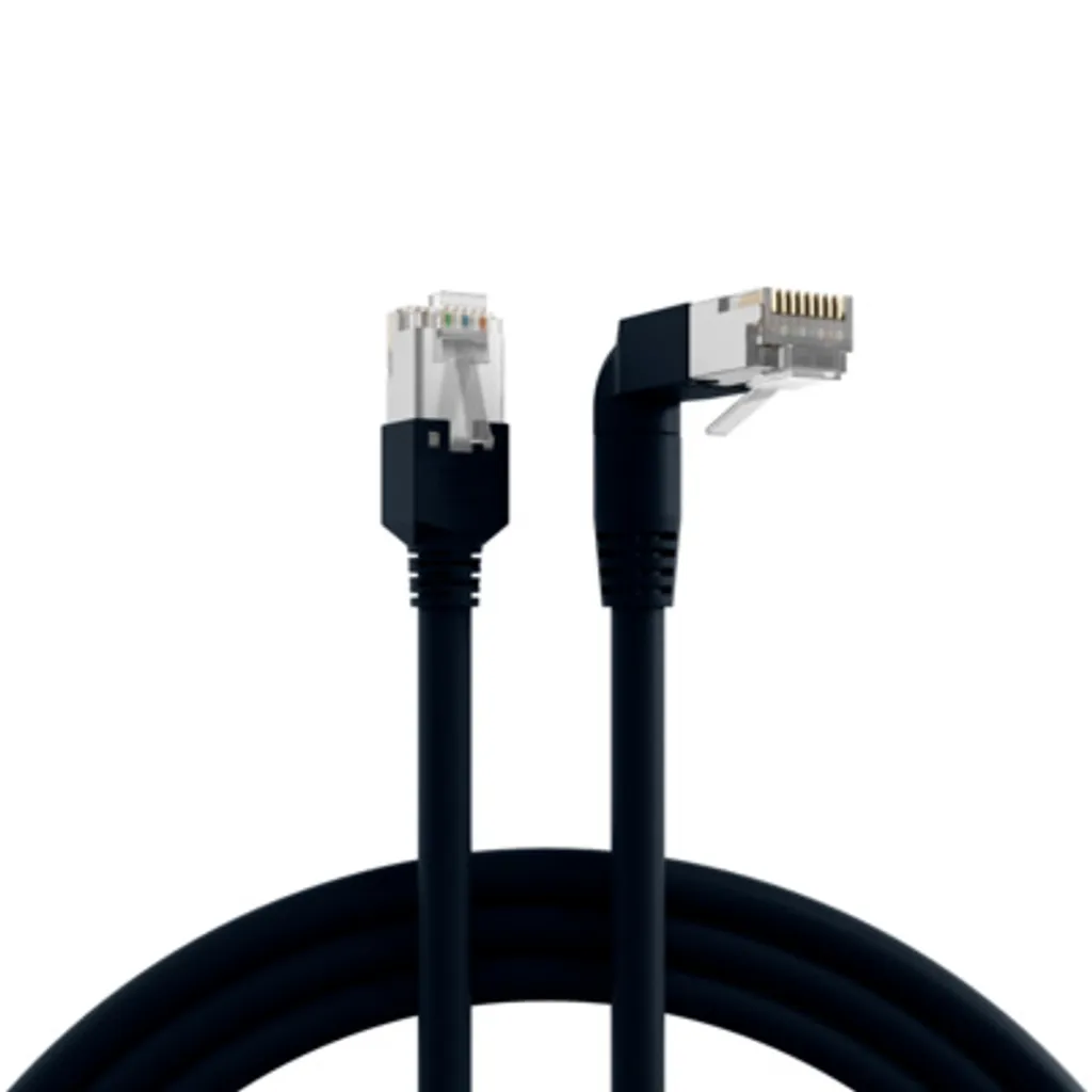 Câble Ethernet RJ45 Cat5e EFB coudé 1m pour espace restreint