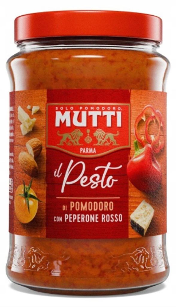 Pesto à l'orange et aux poivrons, 180 g, Mutti Image du produit 