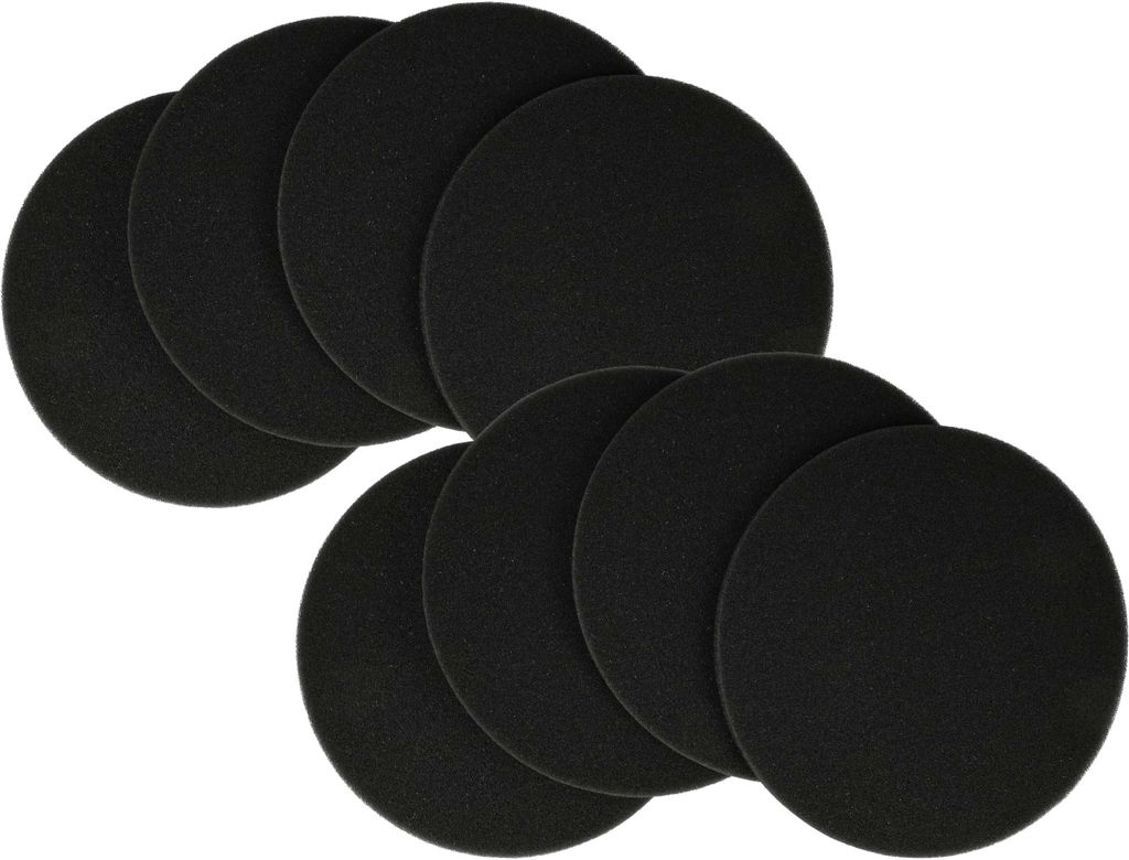 vhbw 8x Luftfilter G3 Ersatz für Bosch 7735600382 für Lüfter, Badlüfter, Ventilator, Lüftungsgerät - Schwarz