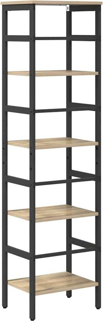 Bücherregal Sonoma-Eiche 40 x 29,5 x 149 cm Holzwerkstoff