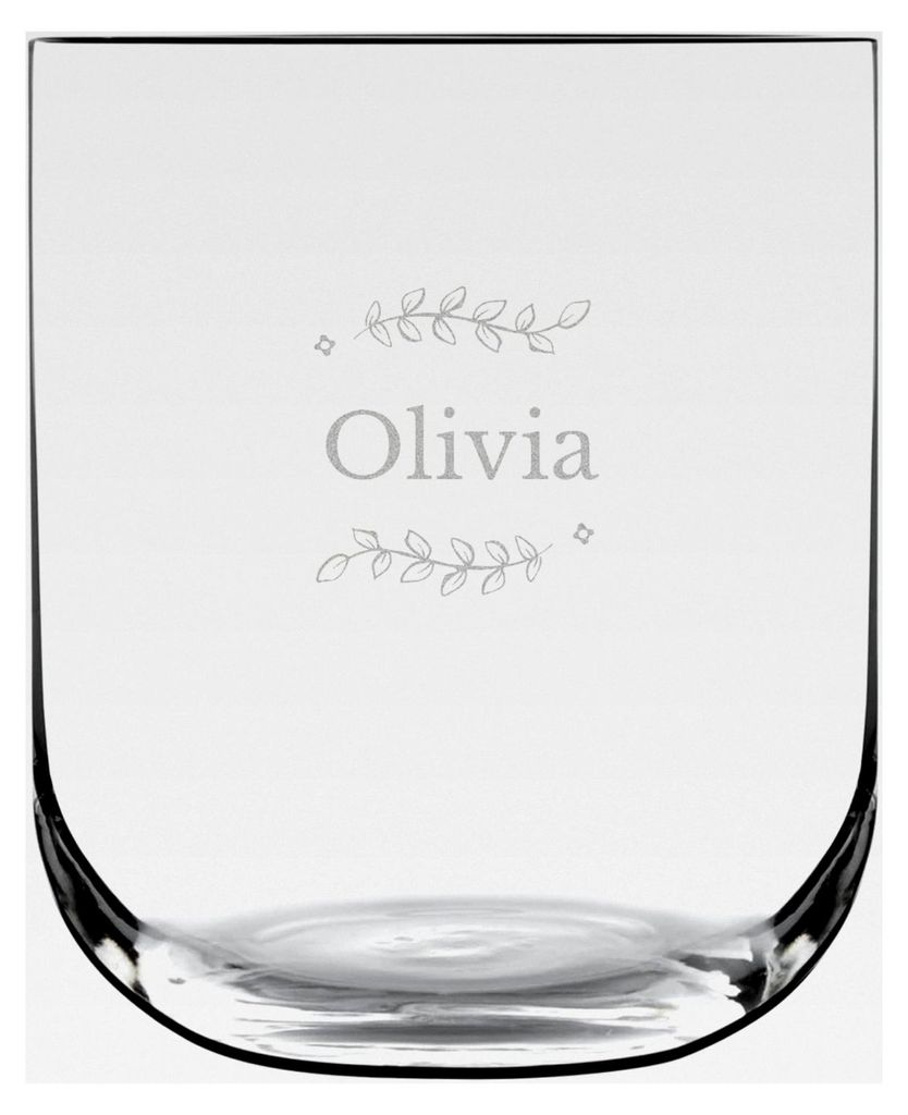Wasserglas mit Gravur - personalisiertes Wasserglas mit Namen