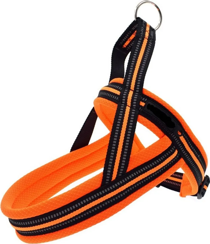 Pettorina imbottita per cani Reflex - Arancione L