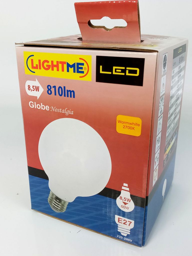 Megaman LM85189 Globe Frosted 9.5W E27 LED-Kugel, Sockel Produktbild 